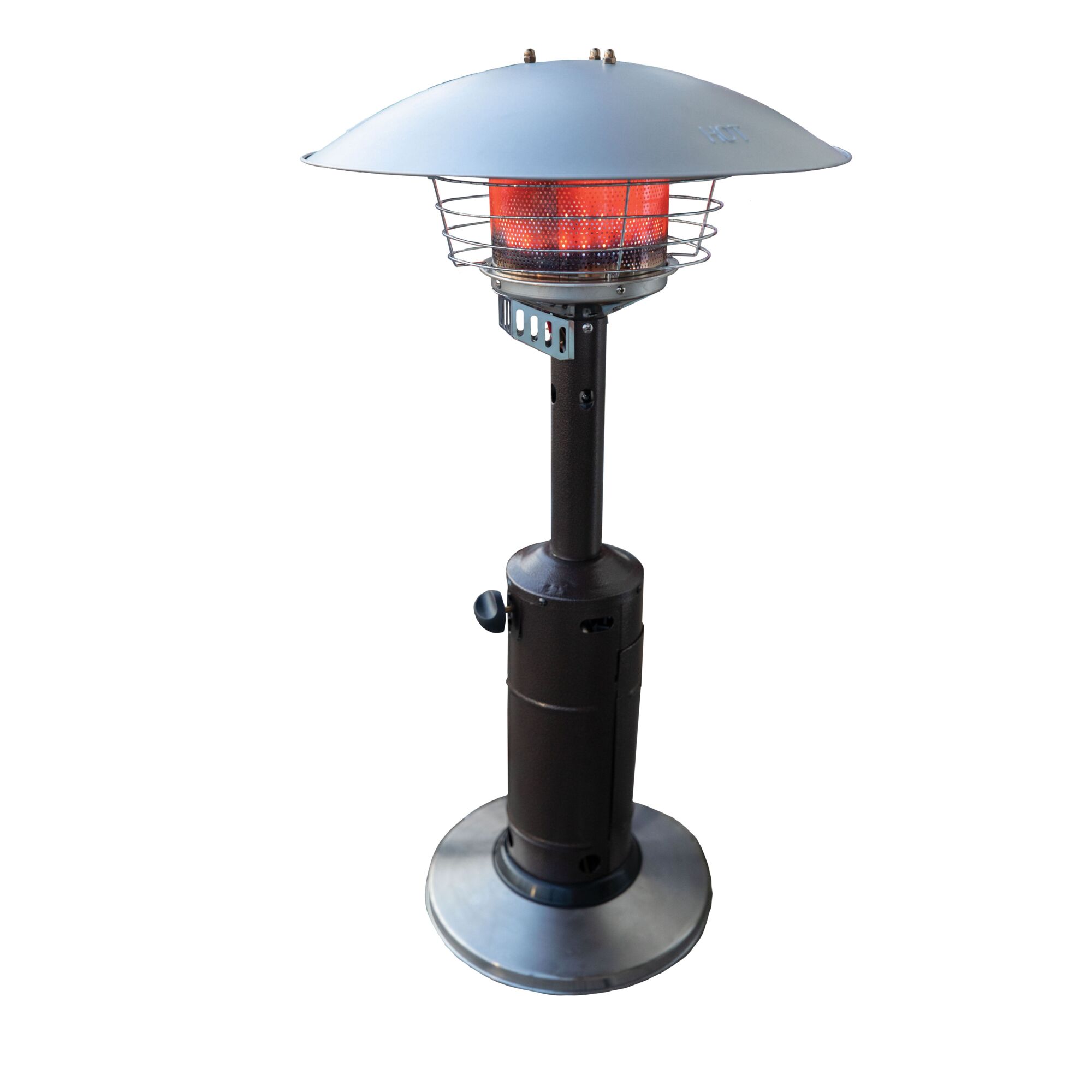 Mr. Heater Tabletop Patio Heater — 8,000–11,000 BTUs, Heats Up to 275 Sq. Ft., 35in. Height, Tip-Over Switch, Steel Wire Guard, Model# MH11TTPH